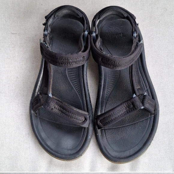 TEVA Mens Universal Black Hiking Sandals Size 9 - Picture 3 of 5